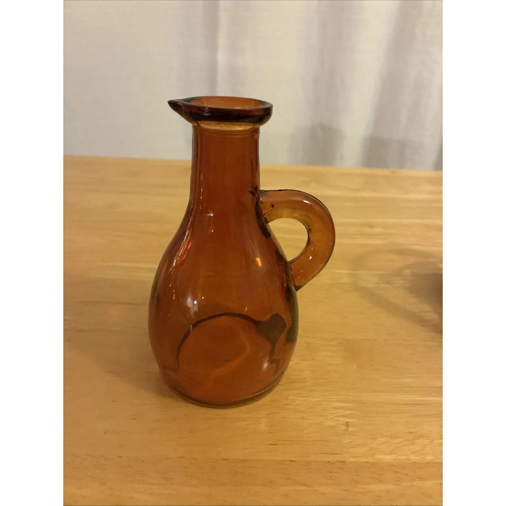 Vintage Yankee Candle Oil & Vinegar Cruet-Style Tea Light & Votive Holder Set